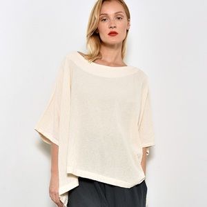 Uzi NYC Cream Cube Blouse!
